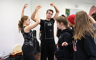 herecká dílna festivalu Modrý kocour 2020